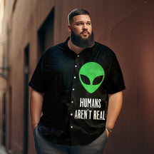 Alien Men's Plus Size Shirt