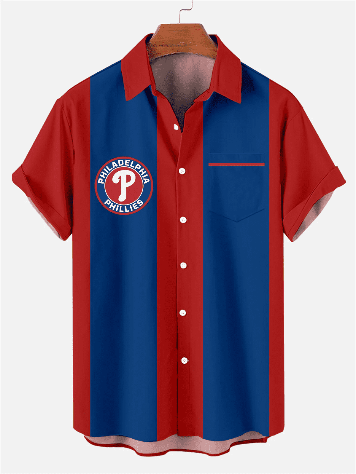 Men's Classic Print Pocket Shirt