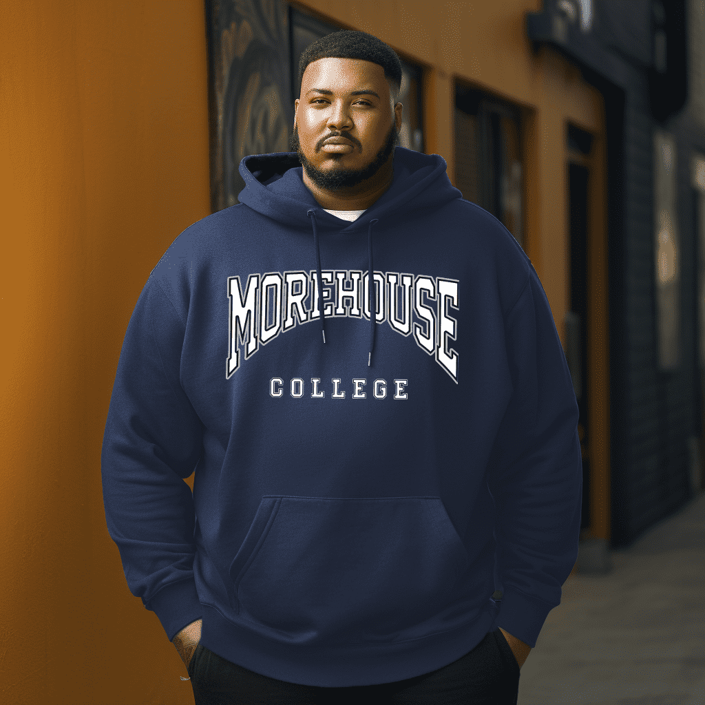 MOREHOUSE COLLEGE   Men's Plus Size Hoodie