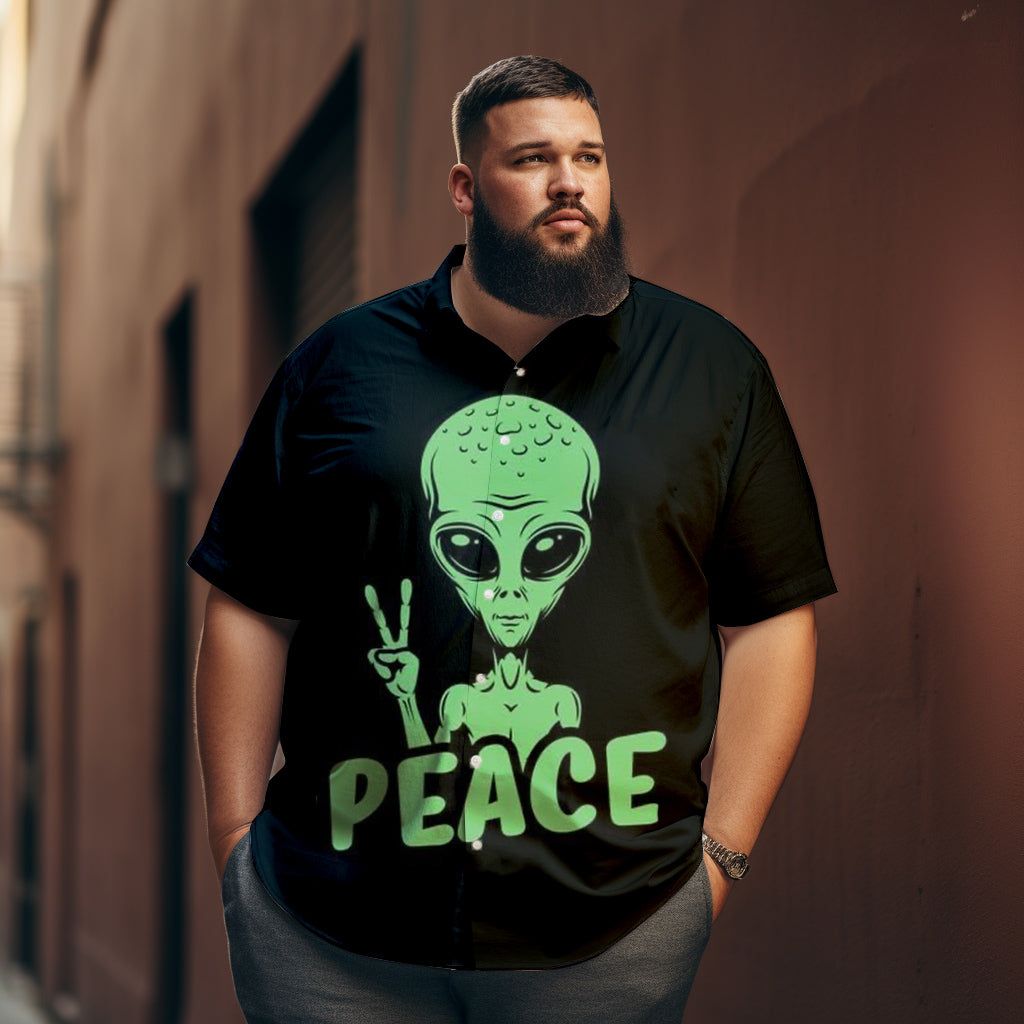 Alien Men's Plus Size Shirt
