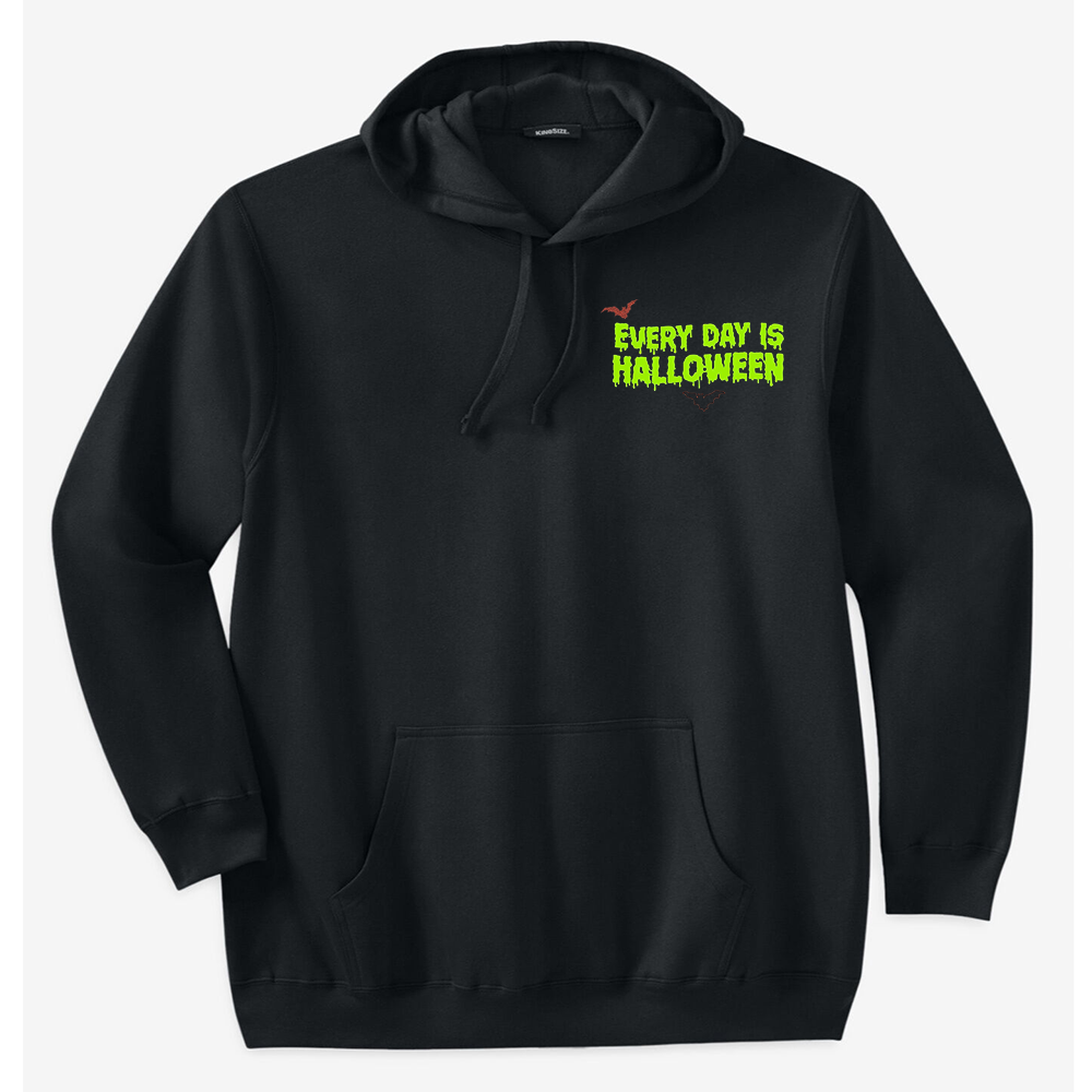 Every Day Is Halloween Men's Plus Size Hoodie