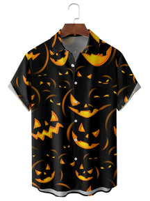 Men's halloween pumpkin Shirt