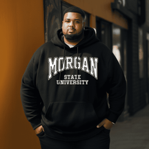 Morgan State University   Men's Plus Size Hoodie