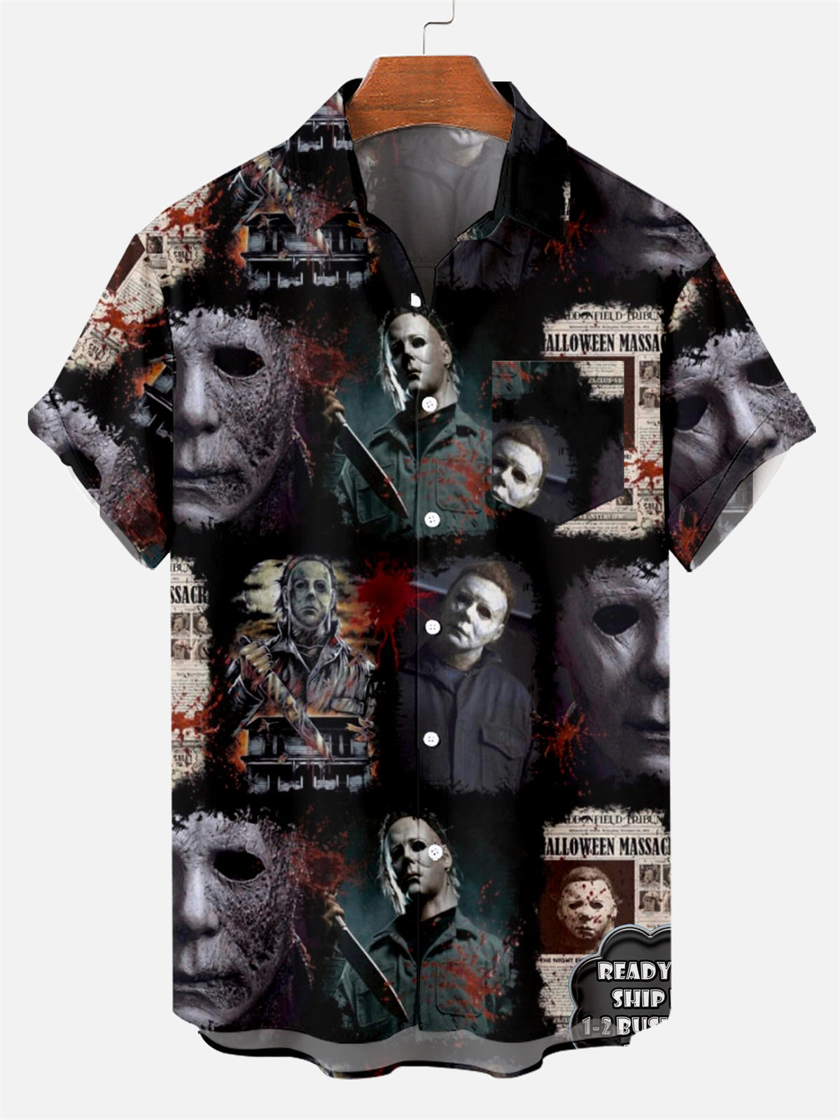 Men's halloween horror theme Shirt