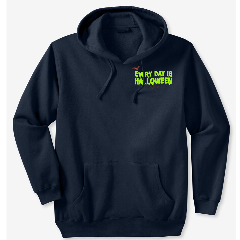 Every Day Is Halloween Men's Plus Size Hoodie