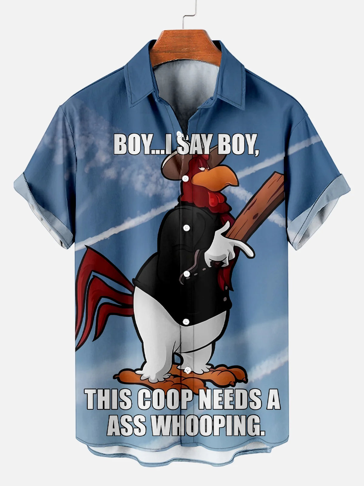 Men's Classic Anime Character Printed Plus Size Lapel Short Sleeve Shirt  Hawaiian Shirt