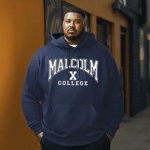 MALCOLM X COLLEGE   Men's Plus Size Hoodie