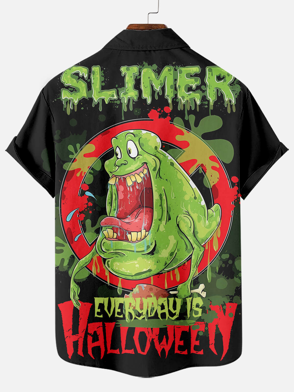 Halloween Movie Monster Graphic Men's Short Sleeve Shirt