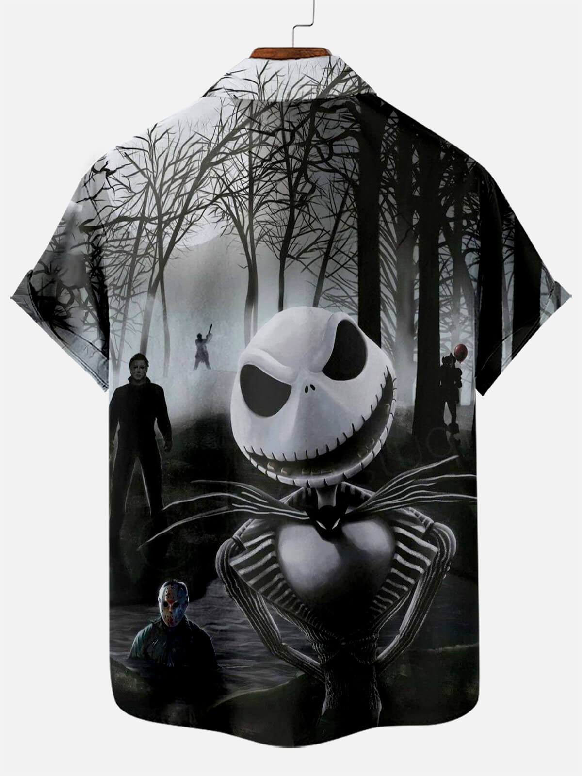 Halloween Jack Monster Short Sleeve Shirt