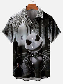 Halloween Jack Monster Short Sleeve Shirt