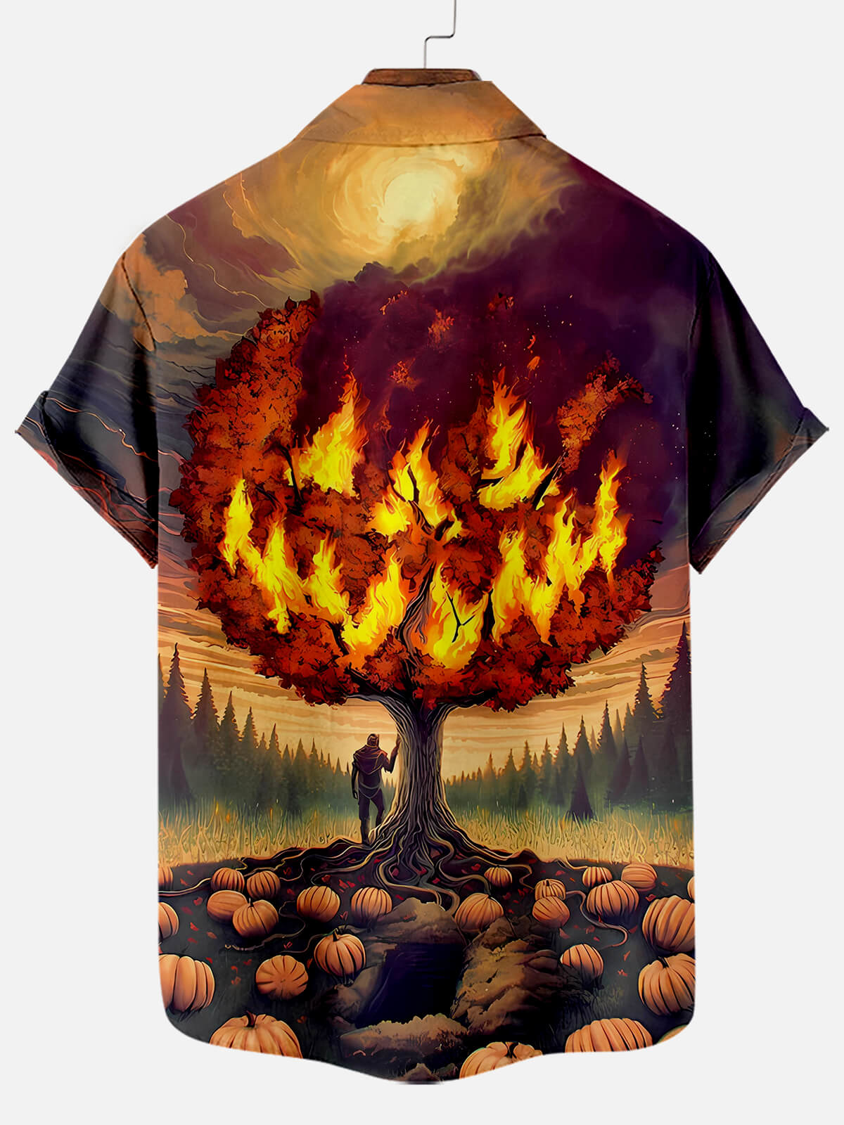 Pumpkins Poster Men's Short Sleeve Shirt