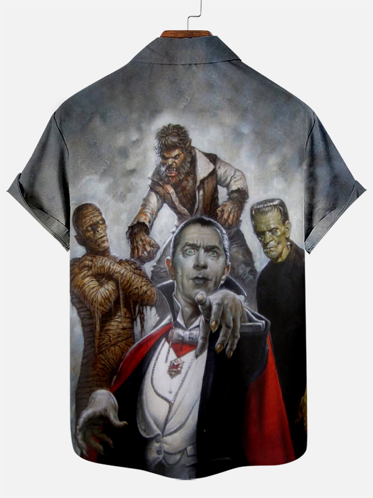 Men's Horror Monster You Don't Be So Arrogant Short Sleeve Shirt